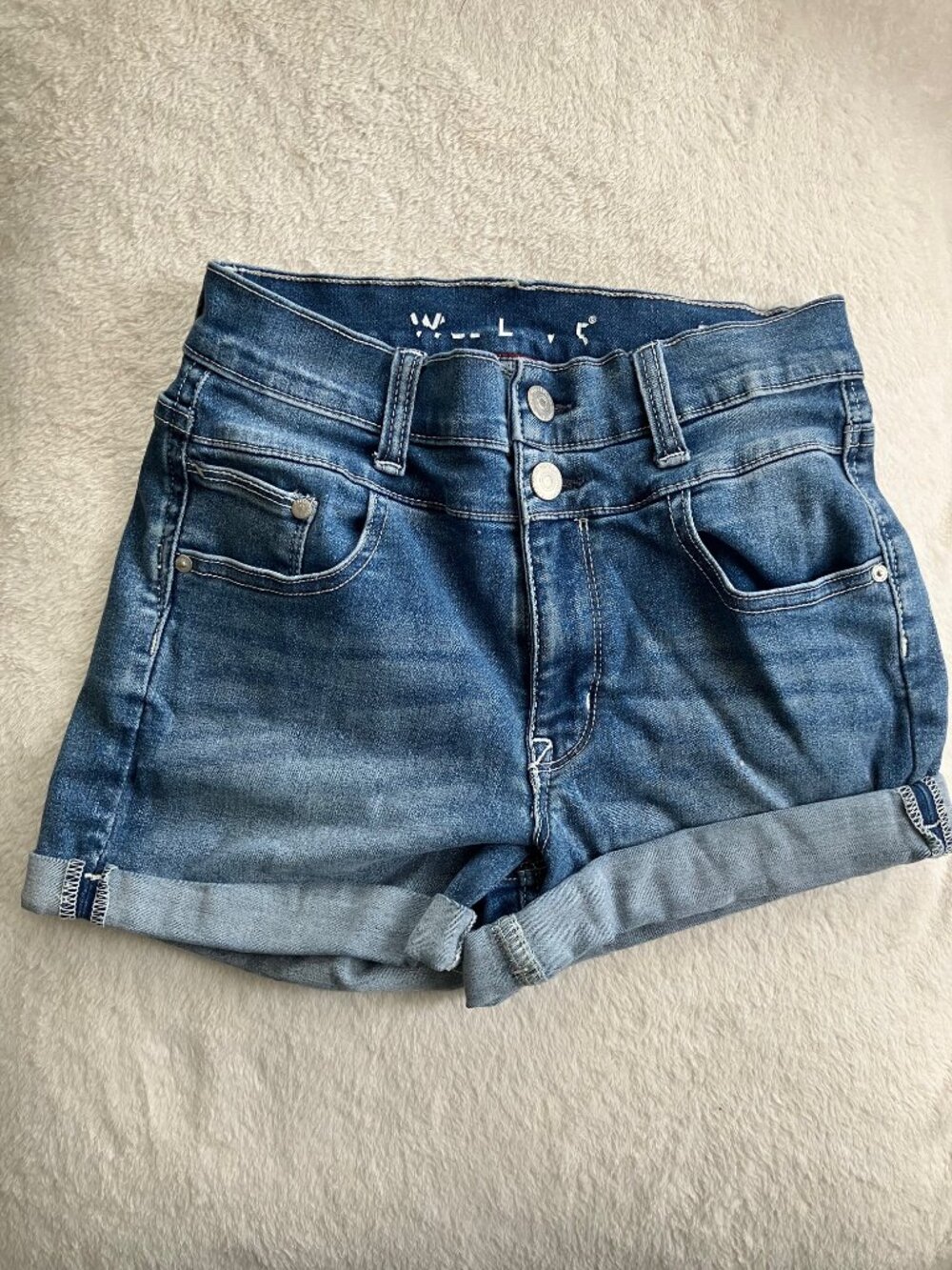Worn Wall Flower Size 3 Blue Jean Shorts